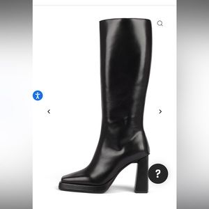 Jeffrey Campbell Square Toe Boots practically brand new! Only worn like 2 times!